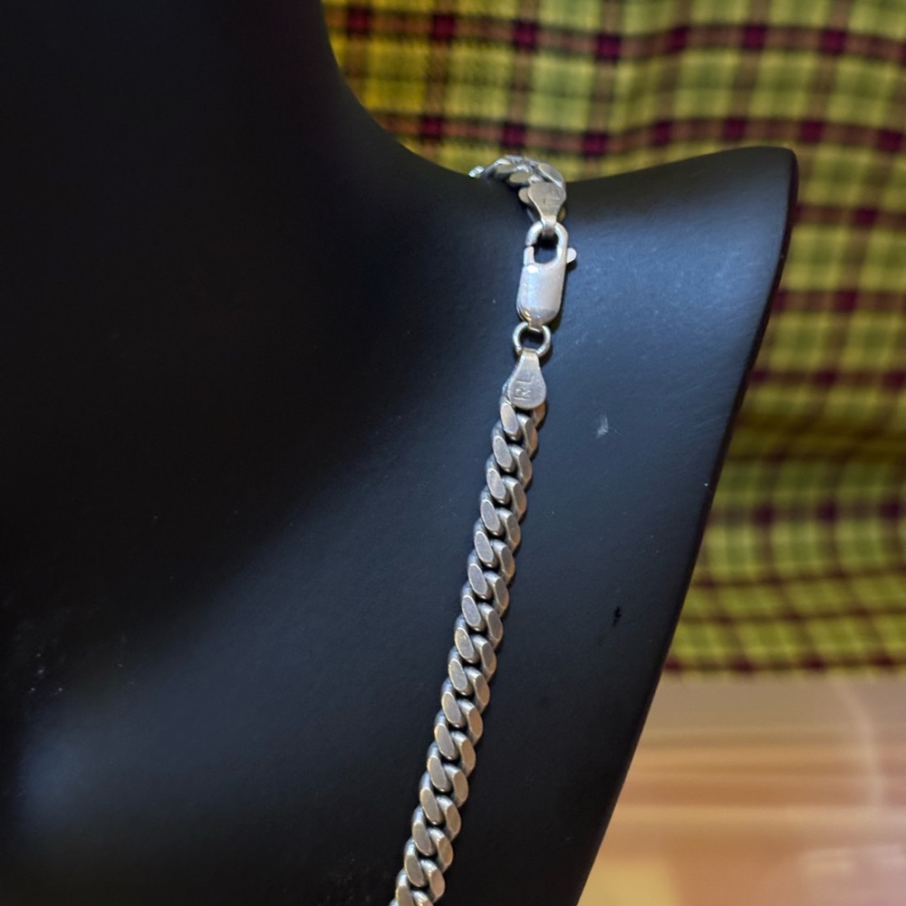 Ralph Lauren Men's Elegant 925 Silver Necklace 22”